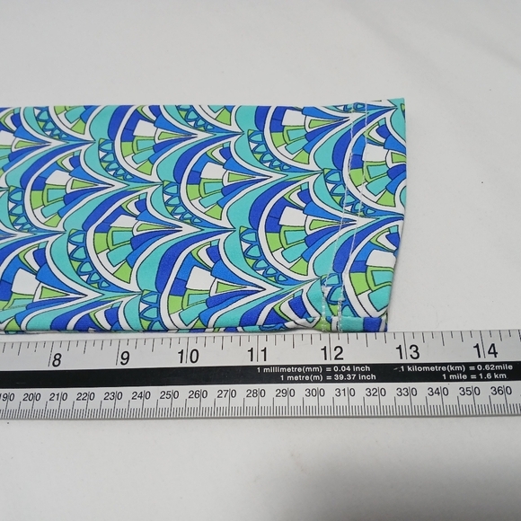 Barbara Gerwit Crew Neck 3/4 Sleeve Abstract Shift Dress. Size S - Picture 7 of 7